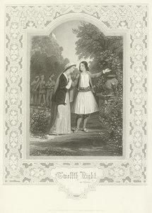 Twelfth Night、Act III、シーンi 作： Joseph Kenny Meadows